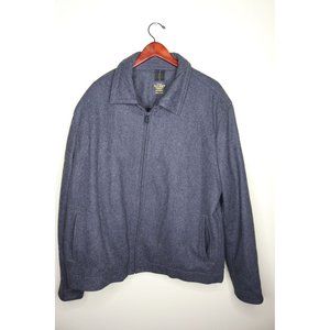 Old Navy Men Jacket Gray Wool Blend Sz XL